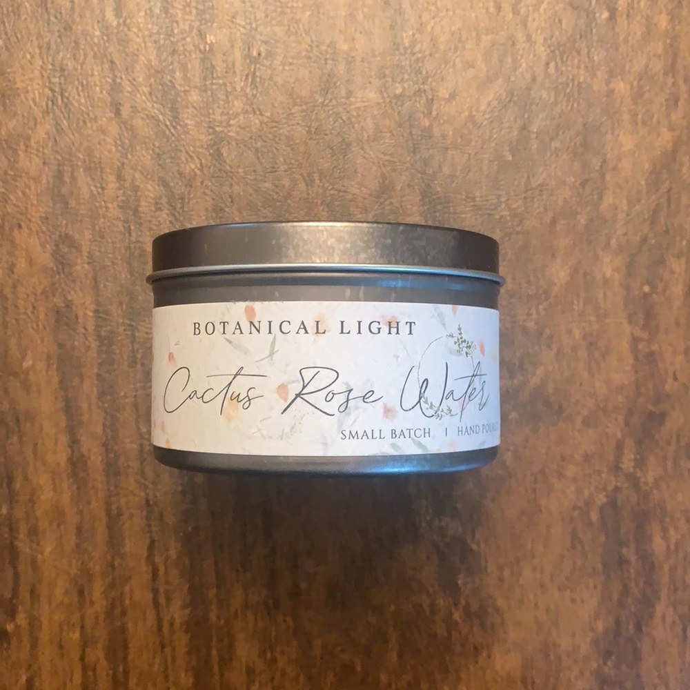 Botanical Light “Cactus Rose Water” candle 4.94oz